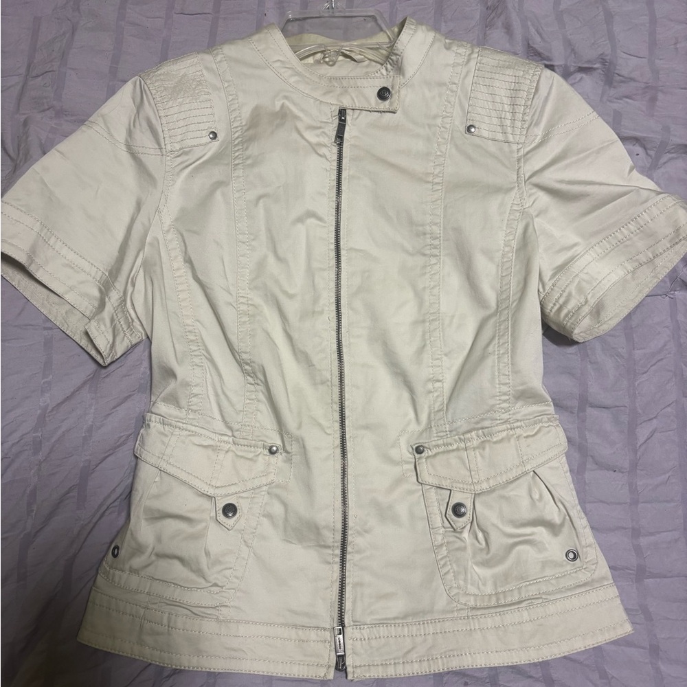 Olsen Women's Utility Jacket in Cream